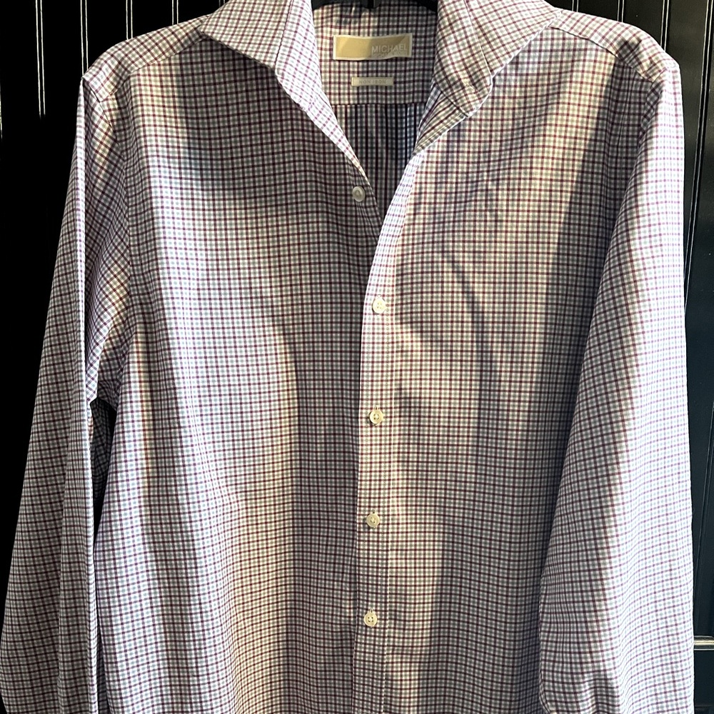 15 1/2 x 34/35 check shirt . Worn once